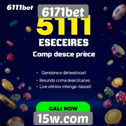 Promoções atuais disponíveis no 6171bet